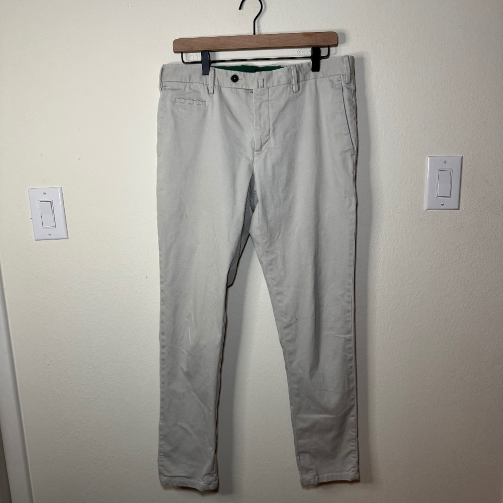 PT Torino PT01 Chameleon Slim Fit Chino Pants Men's Size 35 (50) Khaki Classic